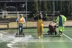 surface clean your court